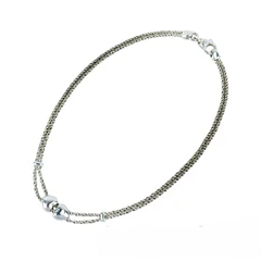 ダブルロープ ハート ネックレス