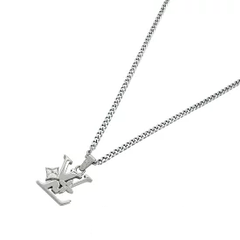 モノグラム ロウ ペンダント ネックレス